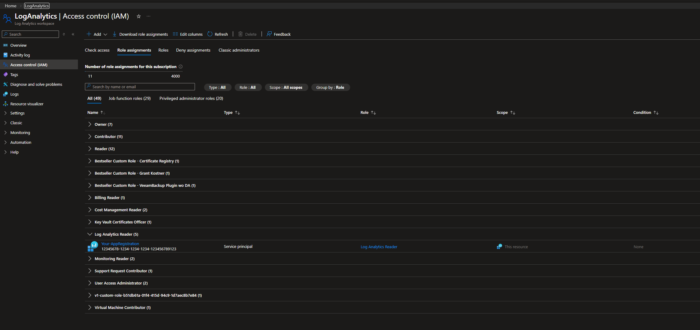Setup App registration 3